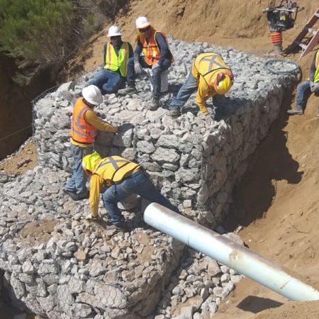 Construcción de gaviones